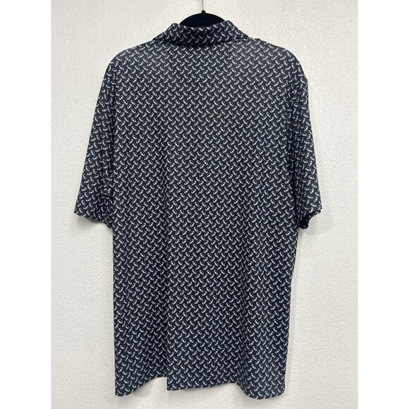 Roundtree & Yorke Performance Polo Men’s Small Football Graphic Game day EUC - Picture 3 of 5